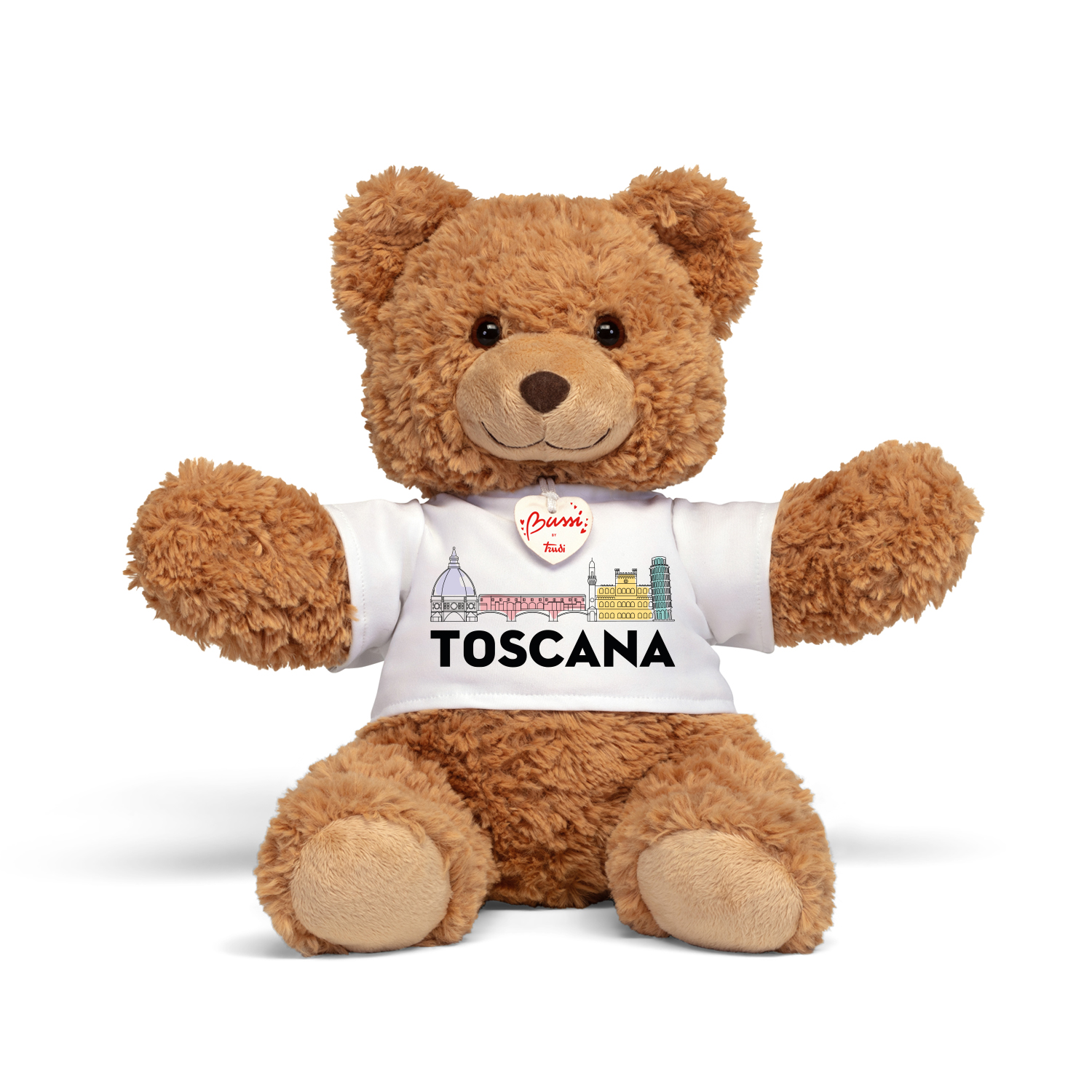 trudi-bussi-orso-marlon-t-shirt-toscana-peluche-souvenir image 1