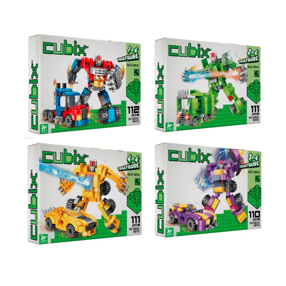 globo-giocattoli-costruzioni-traxfigure-2-in-1-plastica-36-mesi image 2