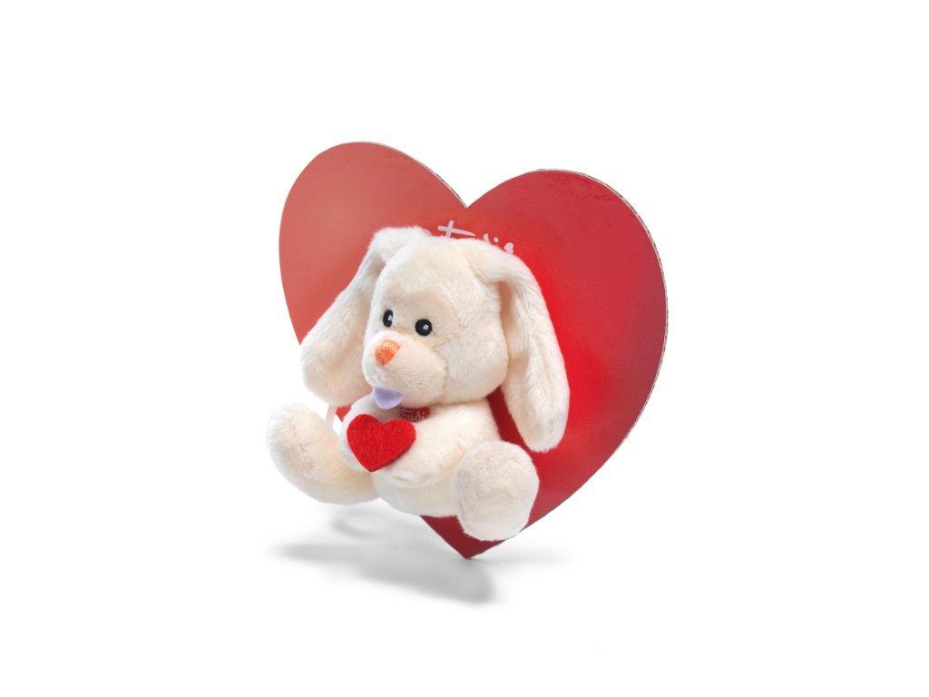 trudi-sweet-collection-virgilio-coniglietto-con-cuore-peluche image 2