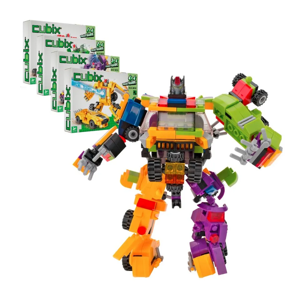 globo-giocattoli-costruzioni-traxfigure-2-in-1-plastica-36-mesi image 1