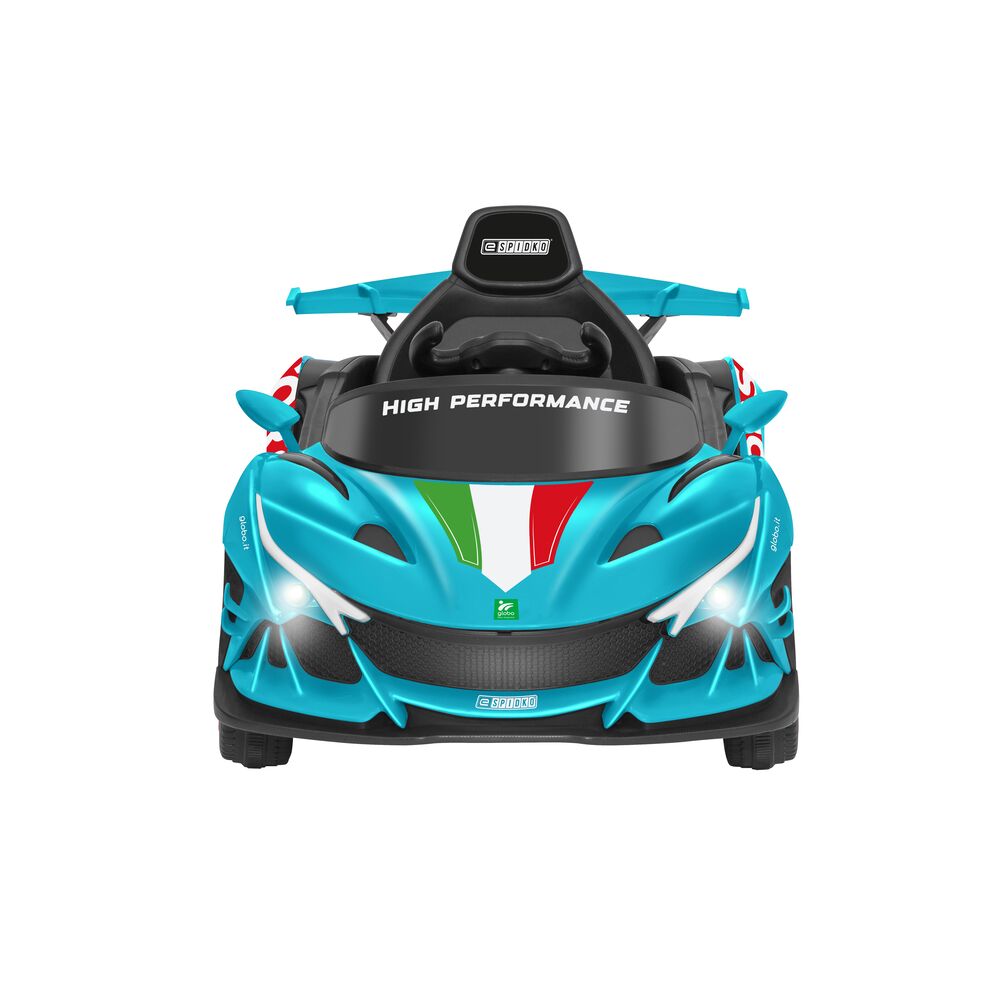 globo-giocattoli-auto-sportiva-12v-batteria-litio-radiocomandata-azzurra image 6
