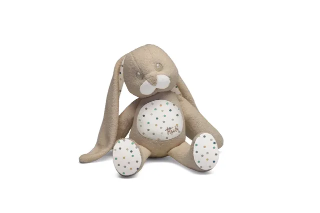 trudi-coniglio-cremino-beige-peluche-neonato-morbidissimo image 1