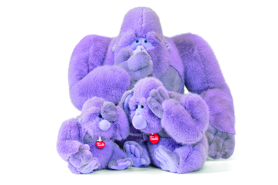 trudi-icons-peluche-gorilla-giorgio-morbido-lavabile image 2