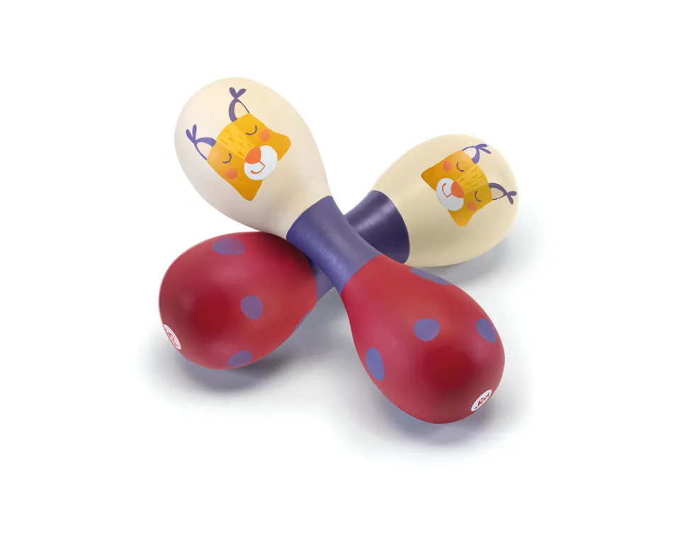 trudi-sevi-danza-del-bosco-maracas-2-pz-strumenti-musicali-in-legno image 1
