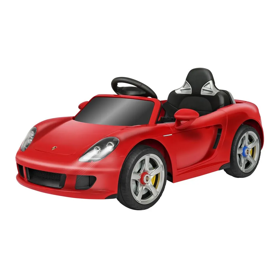 globo-giocattoli-porsche-carrera-gt-12v-auto-elettrica-radiocomandata-rossa-con- image 1