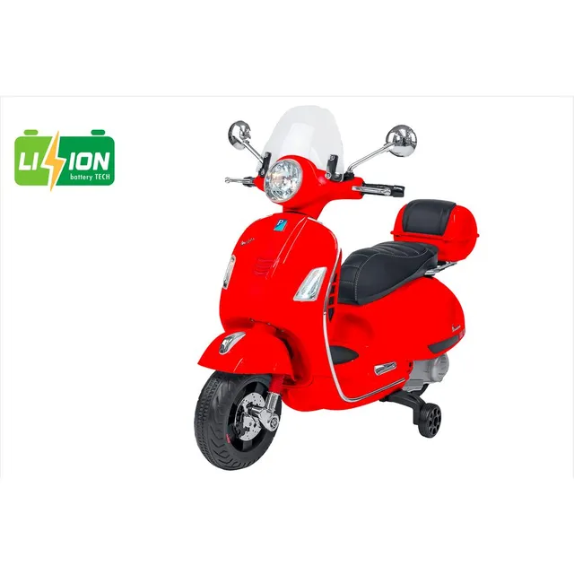 globo-giocattoli-vespa-gts-elettrica-12v-con-batteria-al-litio-rossa image 1