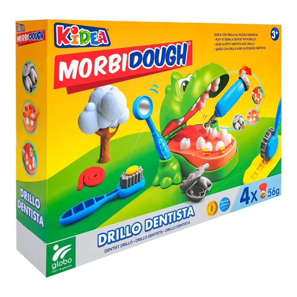 globo-giocattoli-pasta-da-modellare-drillo-dentista-set-dentista-36-mesi image 1