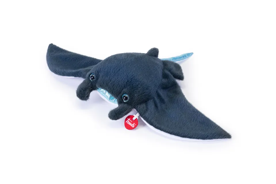 trudi-sealife-manta-peluche-razza-blu-abissi image 1