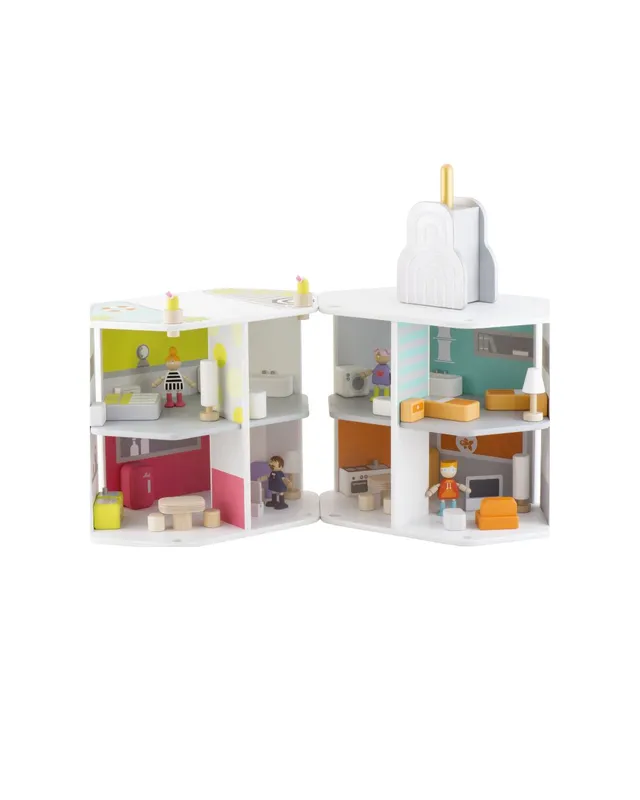 trudi-sevi-tower-casa-delle-bambole-34-pz-grattacielo-gioco-legno image 1