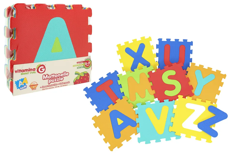 globo-giocattoli-tappetone-puzzle-9-mattonelle-alfabeto-in-eva image 1