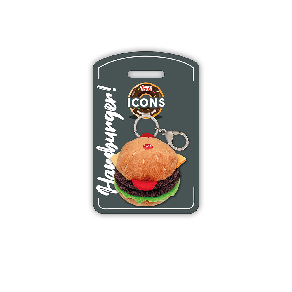 trudi-hamburger-portachiavi-peluche-food image 1