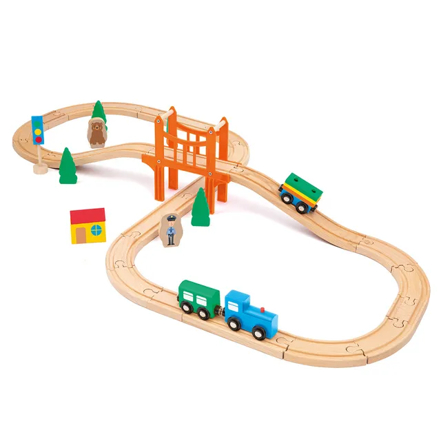 trudi-sevi-wood-eco-smart-pista-trenino-legno-39-pz image 1