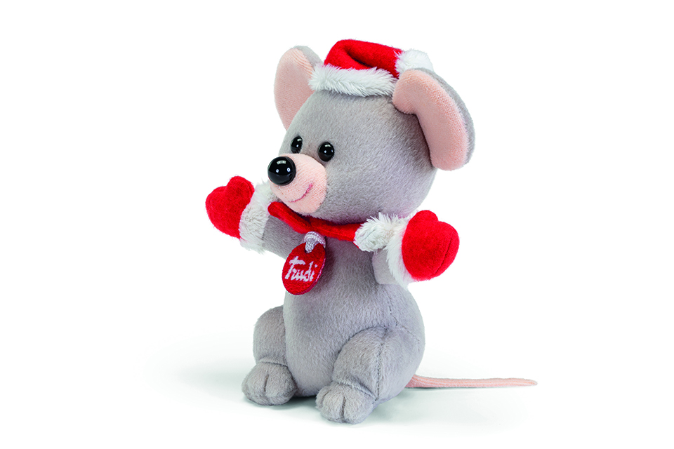 trudi-trudino-topo-di-natale-mini-peluche-natalizio image 2