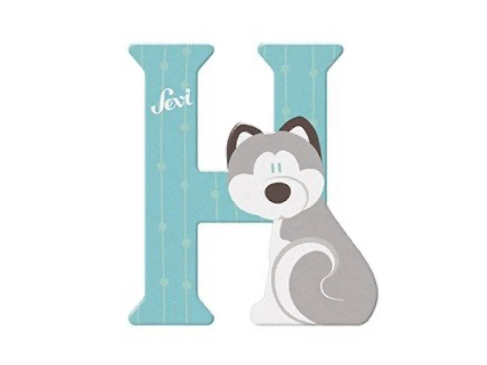 trudi-sevi-lettera-h-husky-lettera-legno image 1