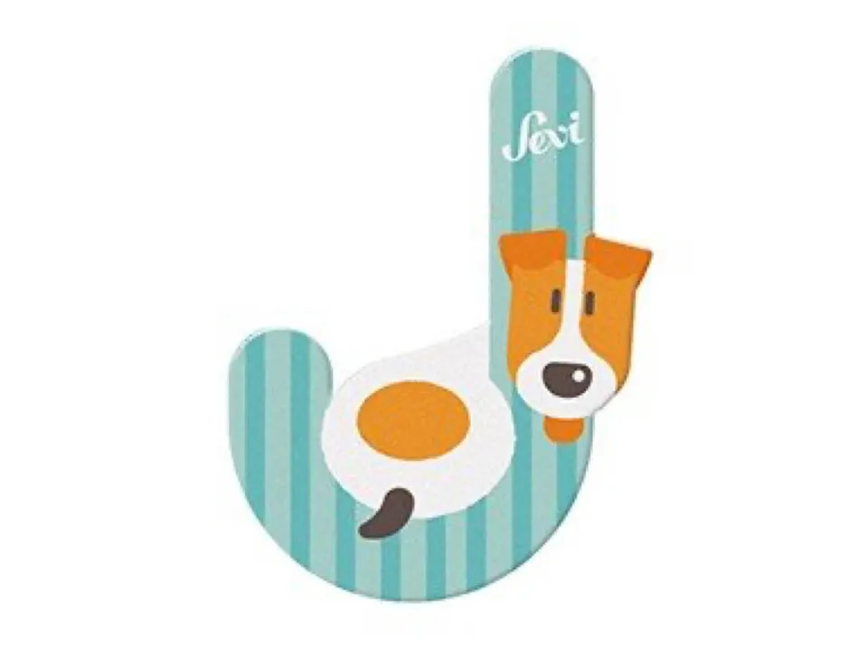 trudi-sevi-lettera-j-jack-russel-in-legno image 1