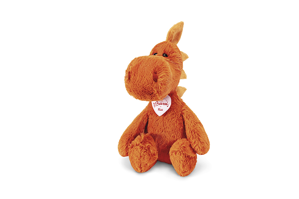 trudi-fun-drago-arancio-peluche image 4