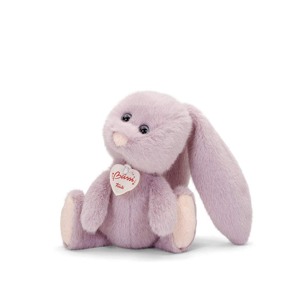 trudi-fun-coniglio-rosa-peluche image 2
