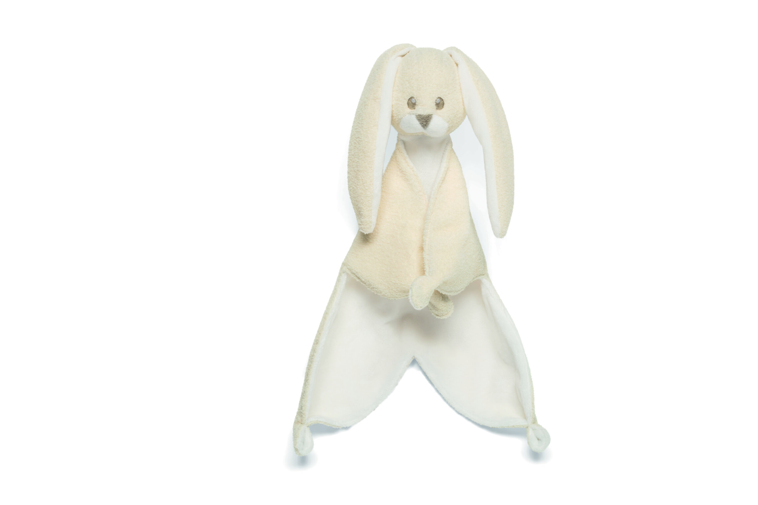 trudi-coniglio-doudou-avorio-peluche-copertina-neonato image 3