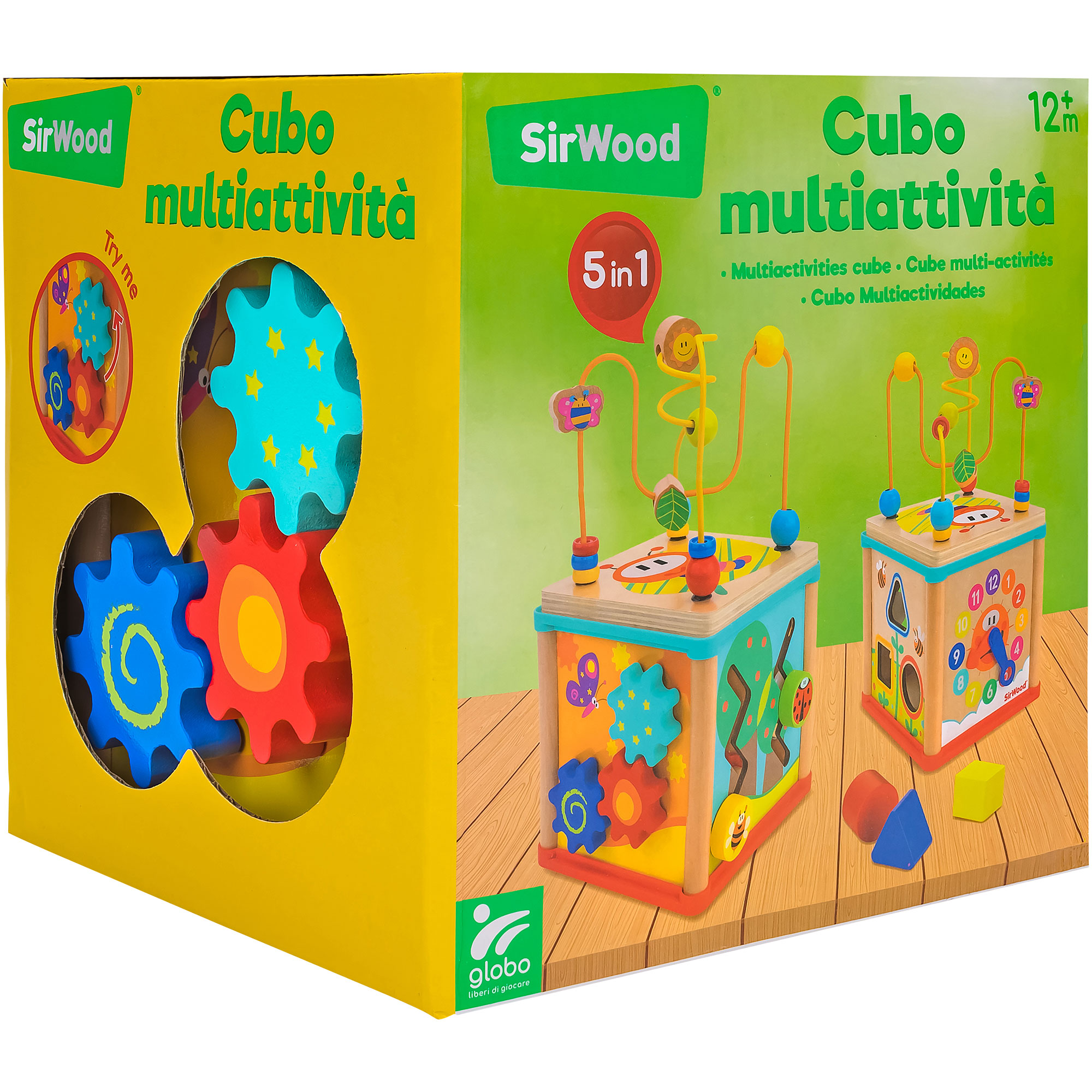 globo-giocattoli-cubotto-multiattivit-in-legno-39939-12-mesi image 2