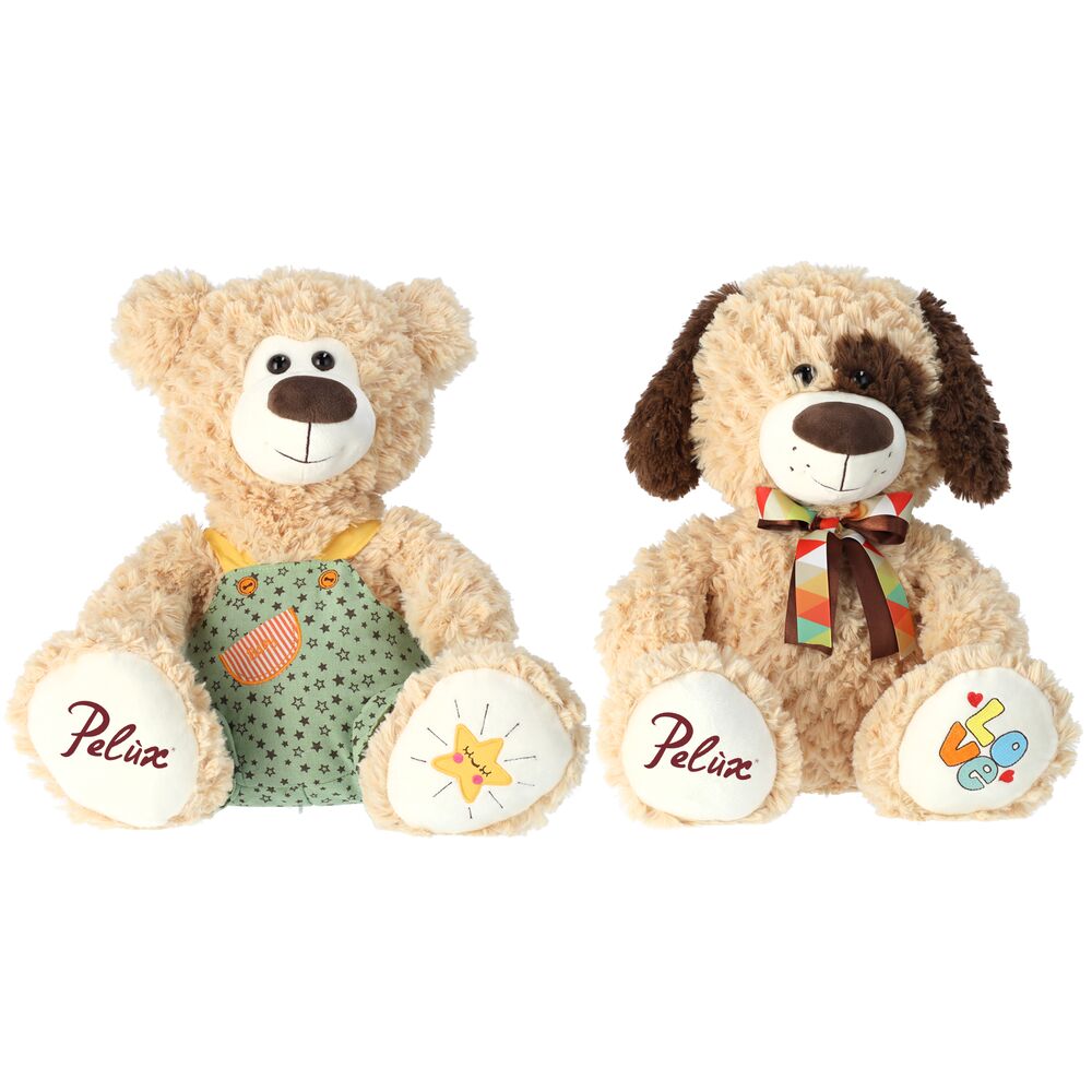 globo-giocattoli-pelux-orso-cane-con-fiocco-41-cm image 1