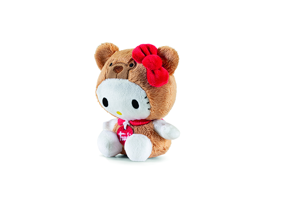 trudi-hello-kitty-vestita-da-orso-ettore-peluche-2-in-1 image 2