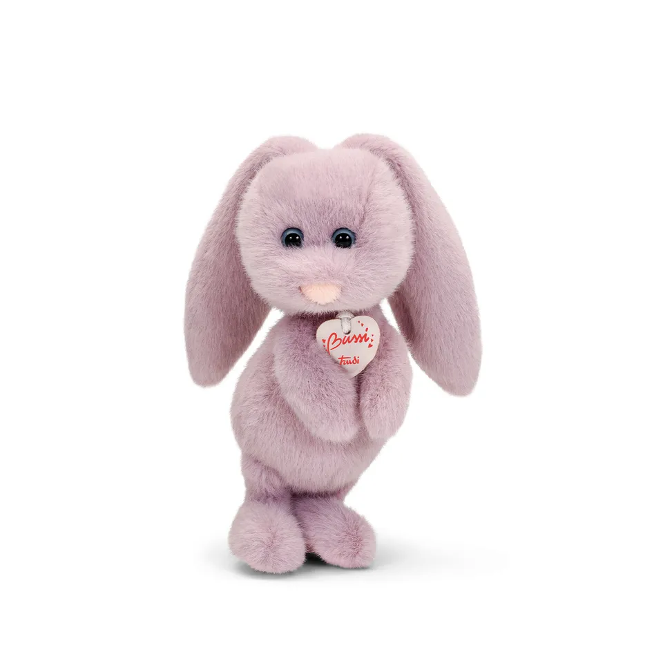 trudi-fun-coniglio-rosa-peluche image 1