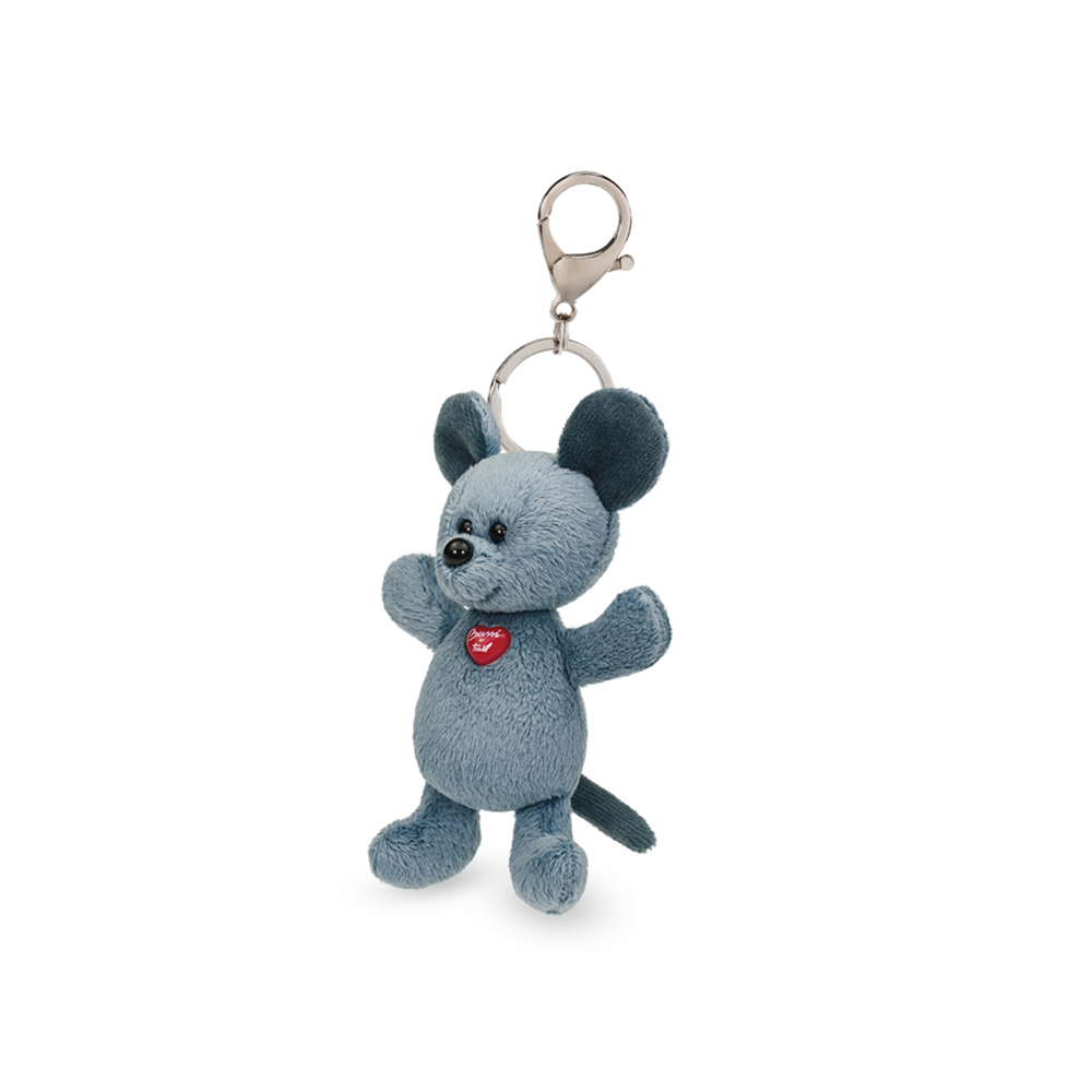 trudi-fun-topolino-azzurro-portachiavi-peluche image 2
