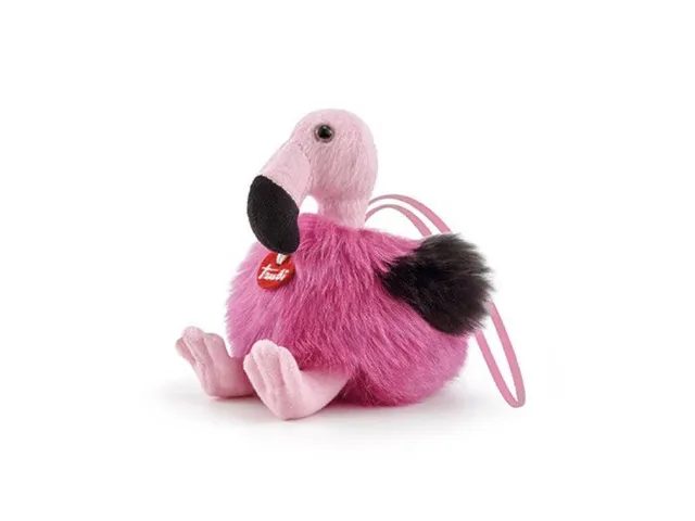 trudi-charm-fenicottero-mini-peluche-con-loop image 1