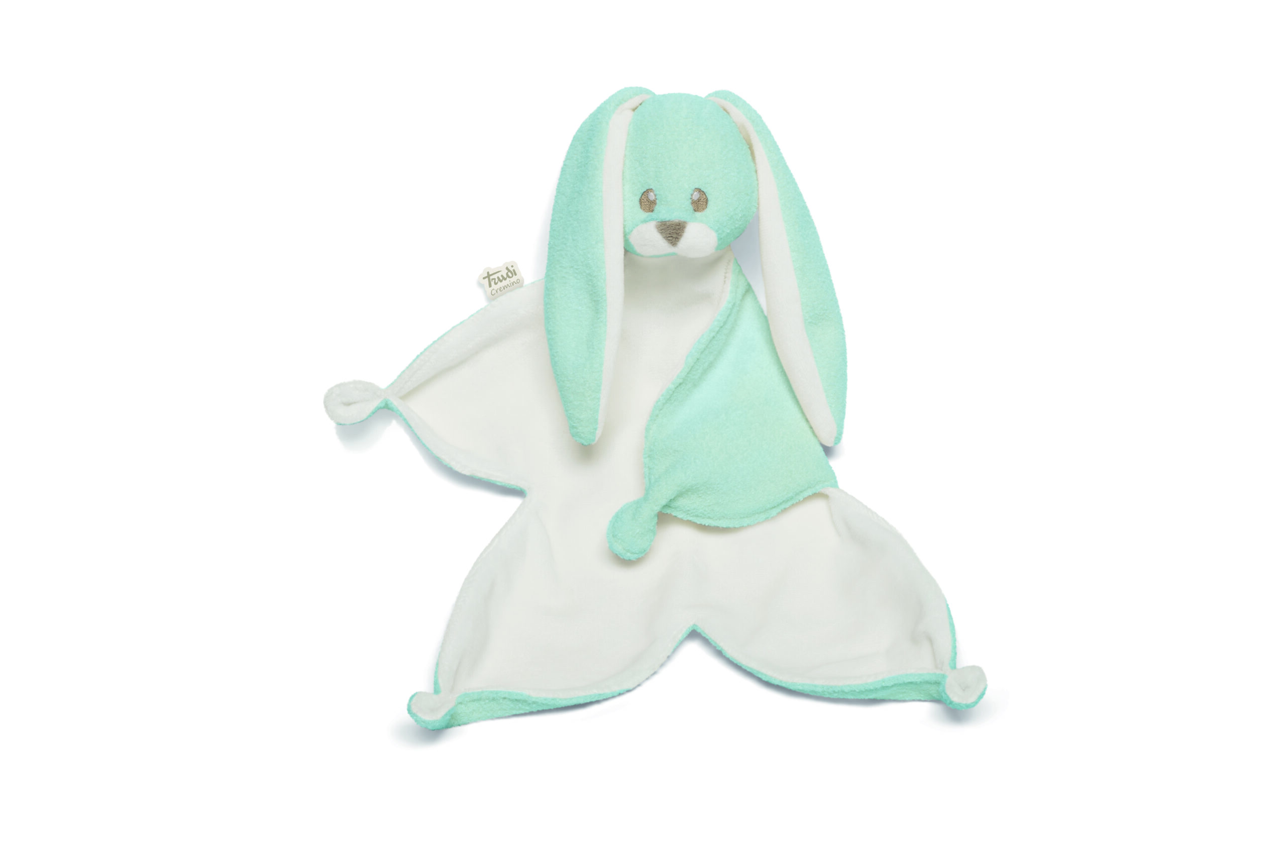 trudi-baby-coniglio-doudou-azzurro-peluche-copertina image 2