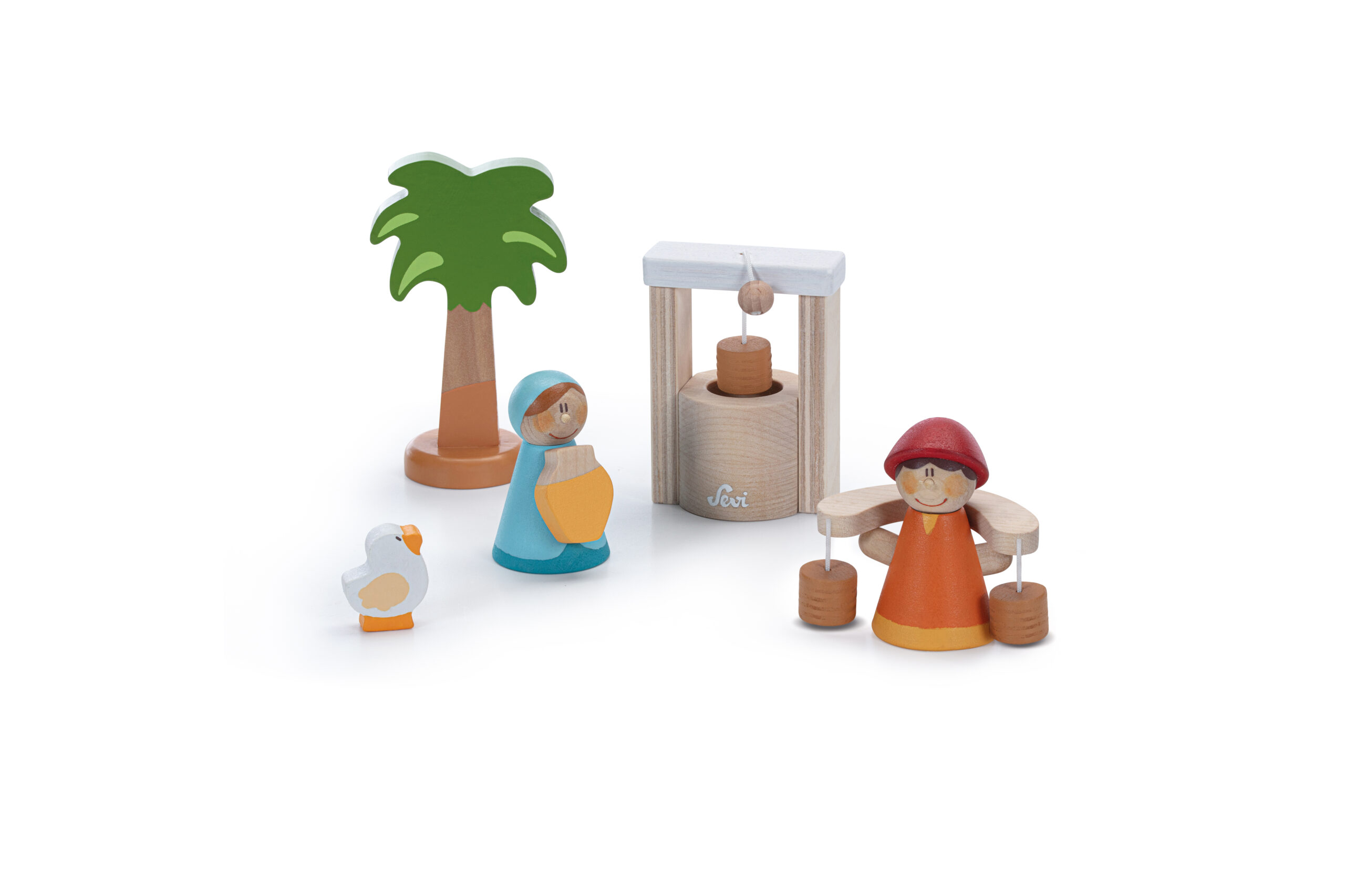 sevi-trudi-icons-attorno-al-pozzo-decorazione-presepe-in-legno image 1