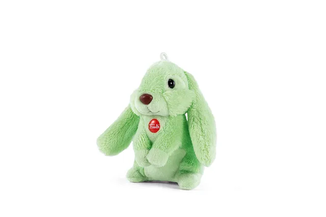 trudi-sweet-coniglio-spring-verde-peluche-portafortuna image 1
