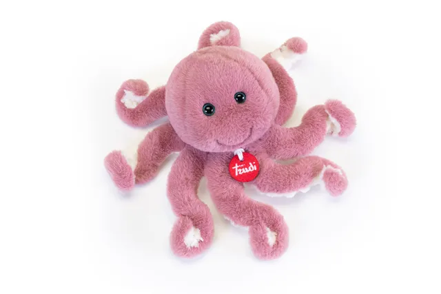 trudi-polpo-cipria-peluche-sealife-ventose-morbide image 1