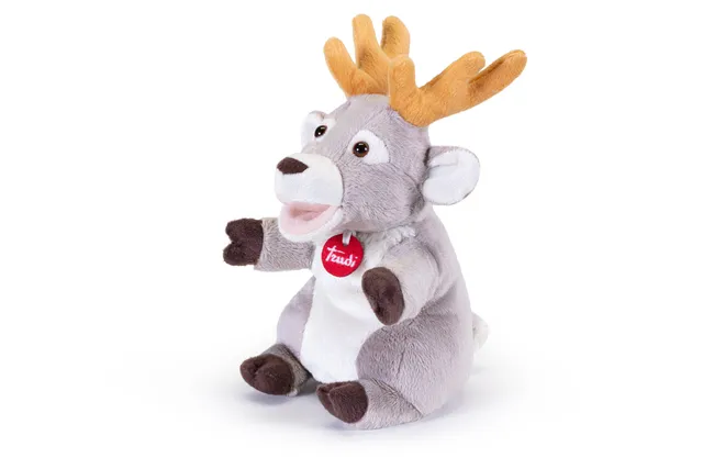 trudi-marionetta-renna-natale-peluche-puppet image 1
