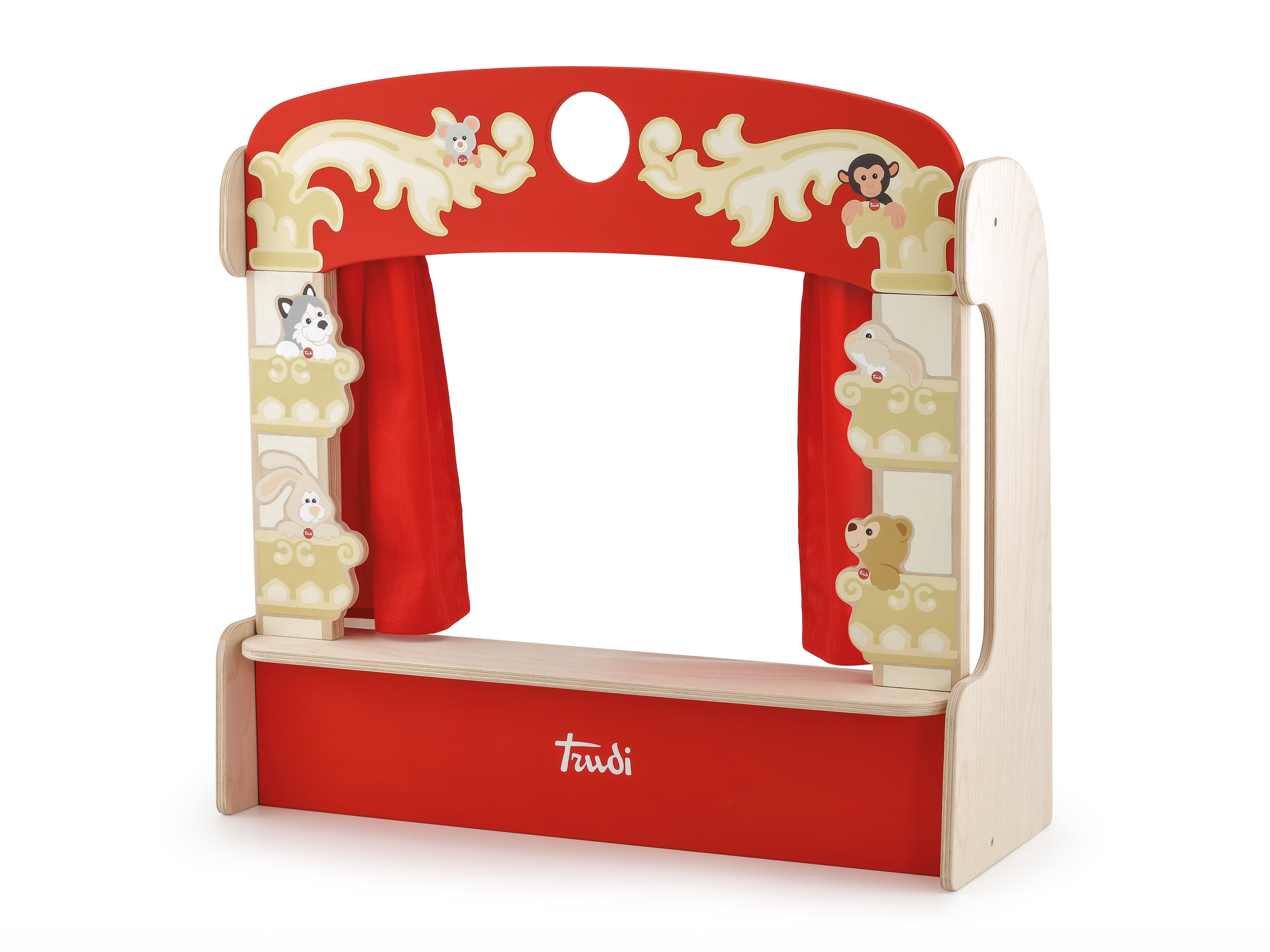 trudi-by-sevi-teatrino-da-tavolo-in-legno-con-sipario image 1