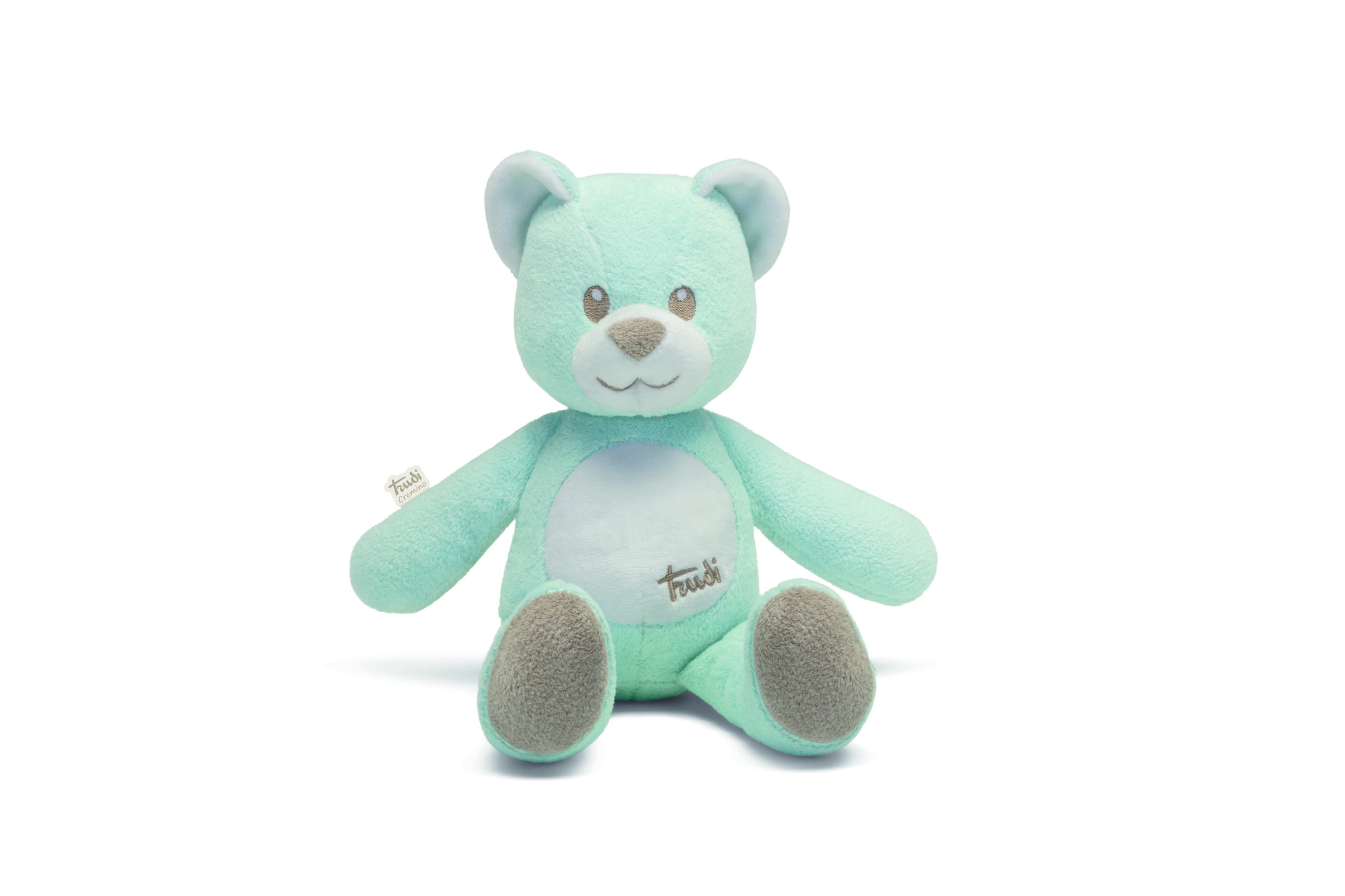 trudi-orso-cremino-azzurro-peluche-neonato image 1