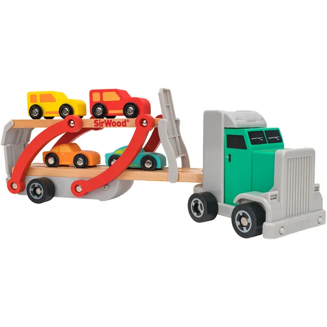 globo-giocattoli-camion-bisarca-in-legno-39921 image 1