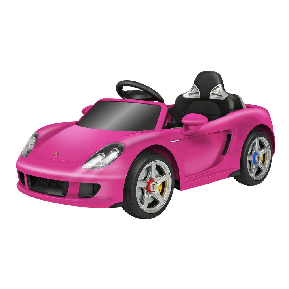 globo-giocattoli-porsche-carrera-gt-12v-batteria-litio-radiocomandata-rosa image 1