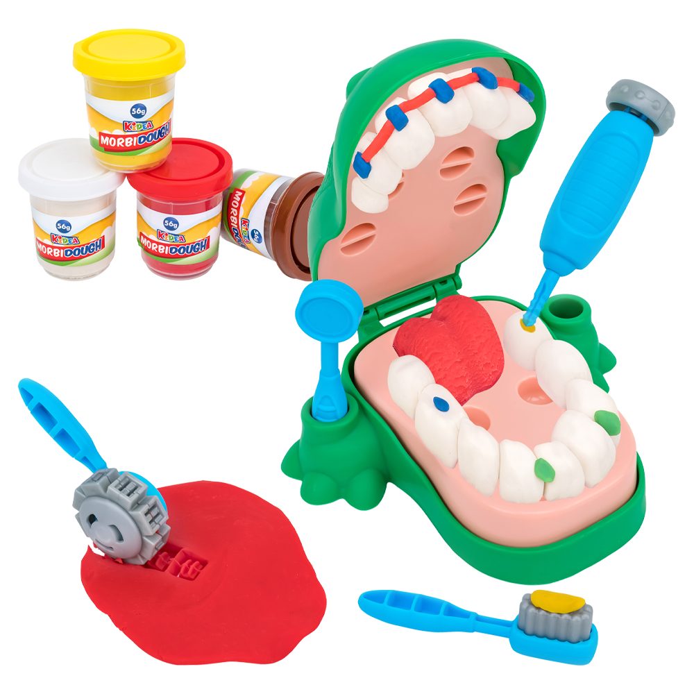 globo-giocattoli-pasta-da-modellare-drillo-dentista-set-dentista-36-mesi image 2