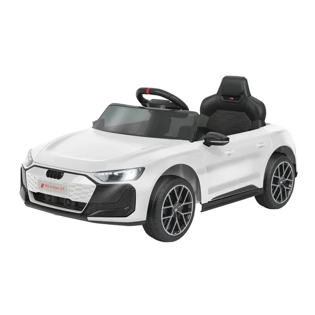 globo-giocattoli-audi-rs-e-tron-12v-bianca-con-batteria-al-litio-radiocomandata image 1