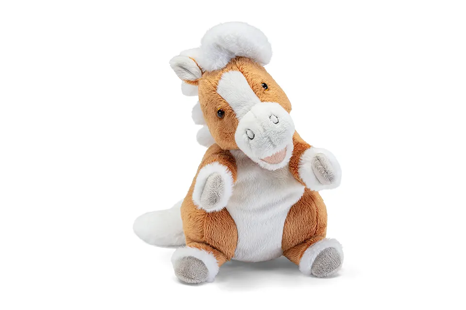 trudi-marionetta-peluche-cavallo-con-bocca-e-zampe-mobili image 1