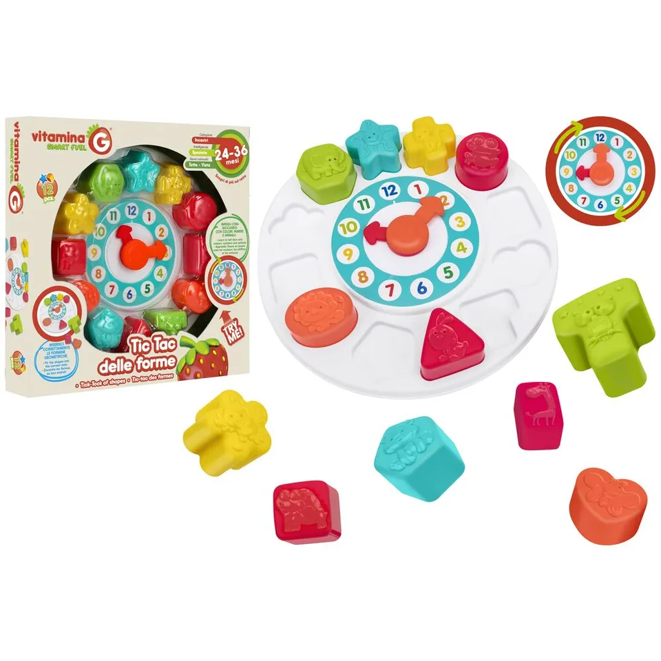 globo-giocattoli-orologio-con-formine-24-36-mesi image 1