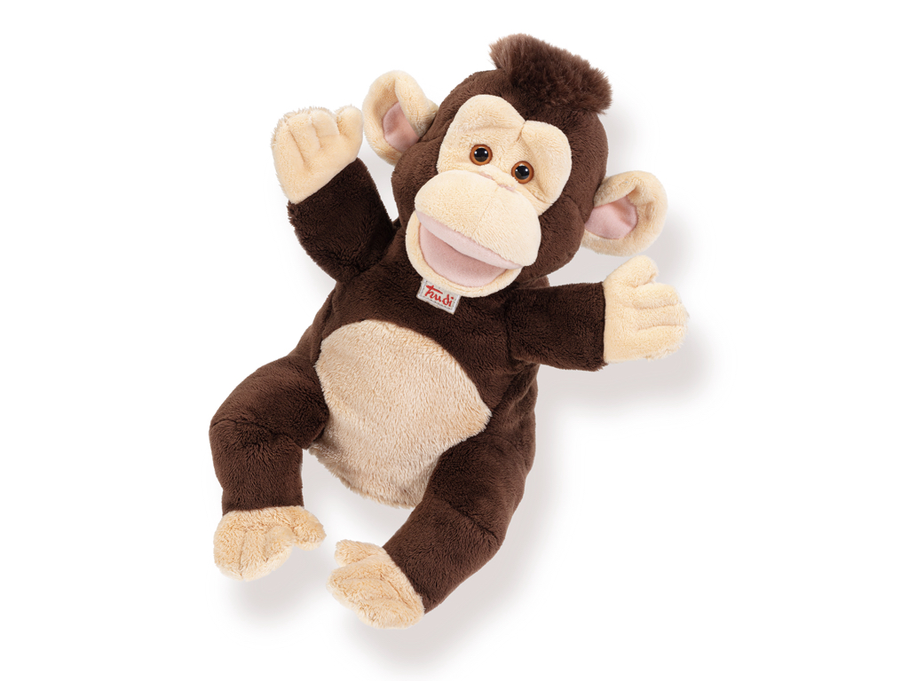 trudi-marionetta-scimmia-puppet-peluche-3d image 3