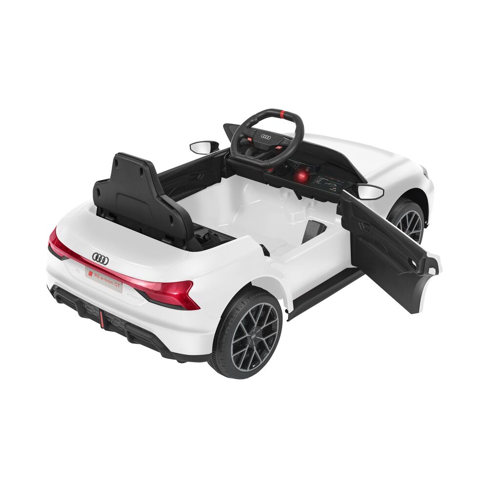 globo-giocattoli-audi-rs-e-tron-12v-bianca-con-batteria-al-litio-radiocomandata image 2