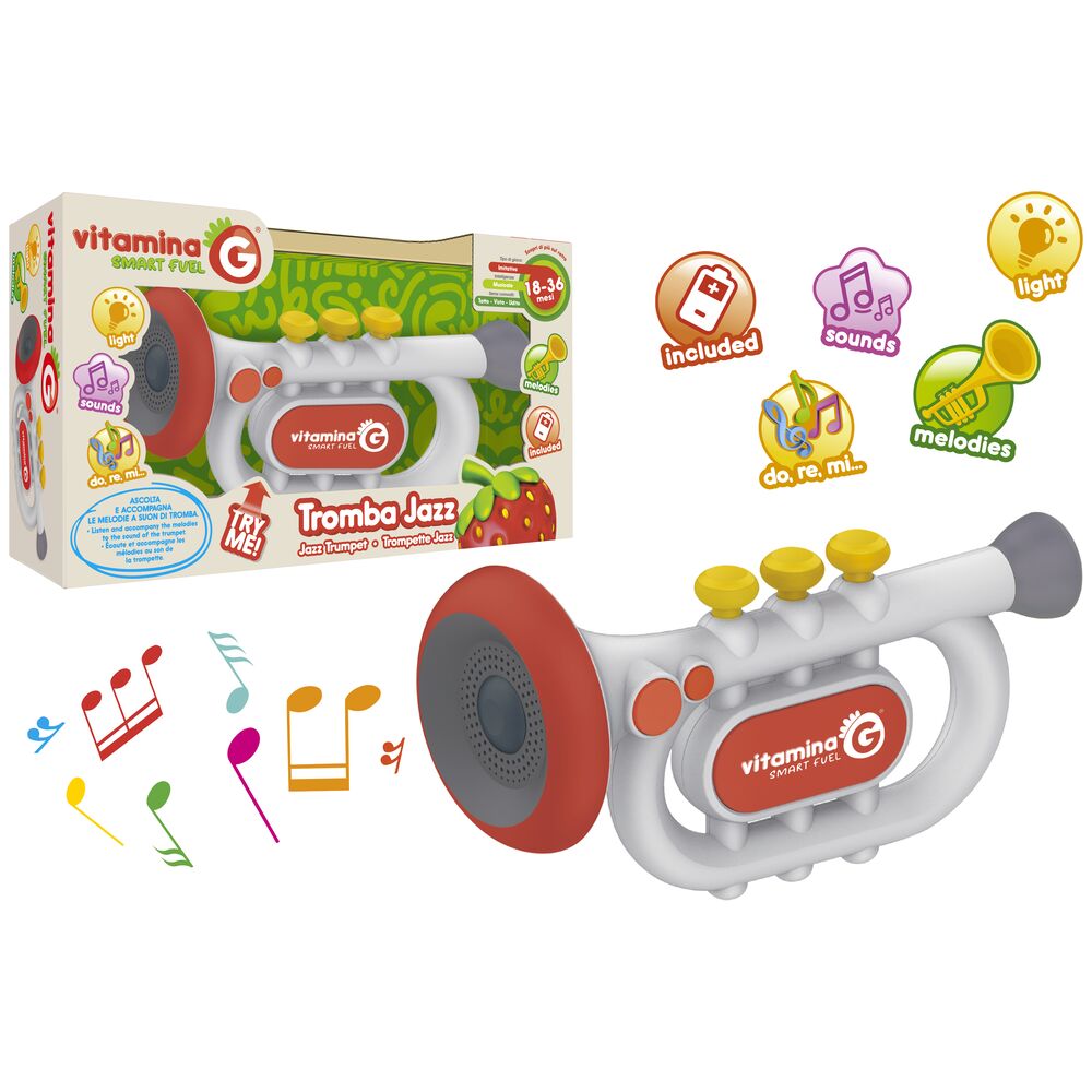 globo-giocattoli-tromba-musicale-a-batterie-con-luci image 1