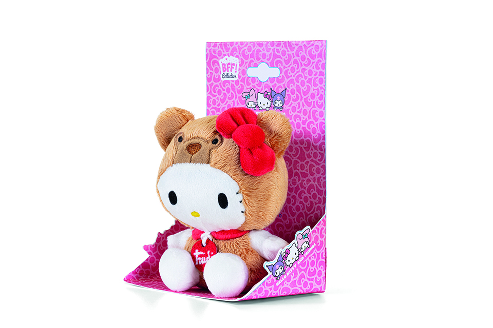 trudi-hello-kitty-vestita-da-orso-ettore-peluche-2-in-1 image 4