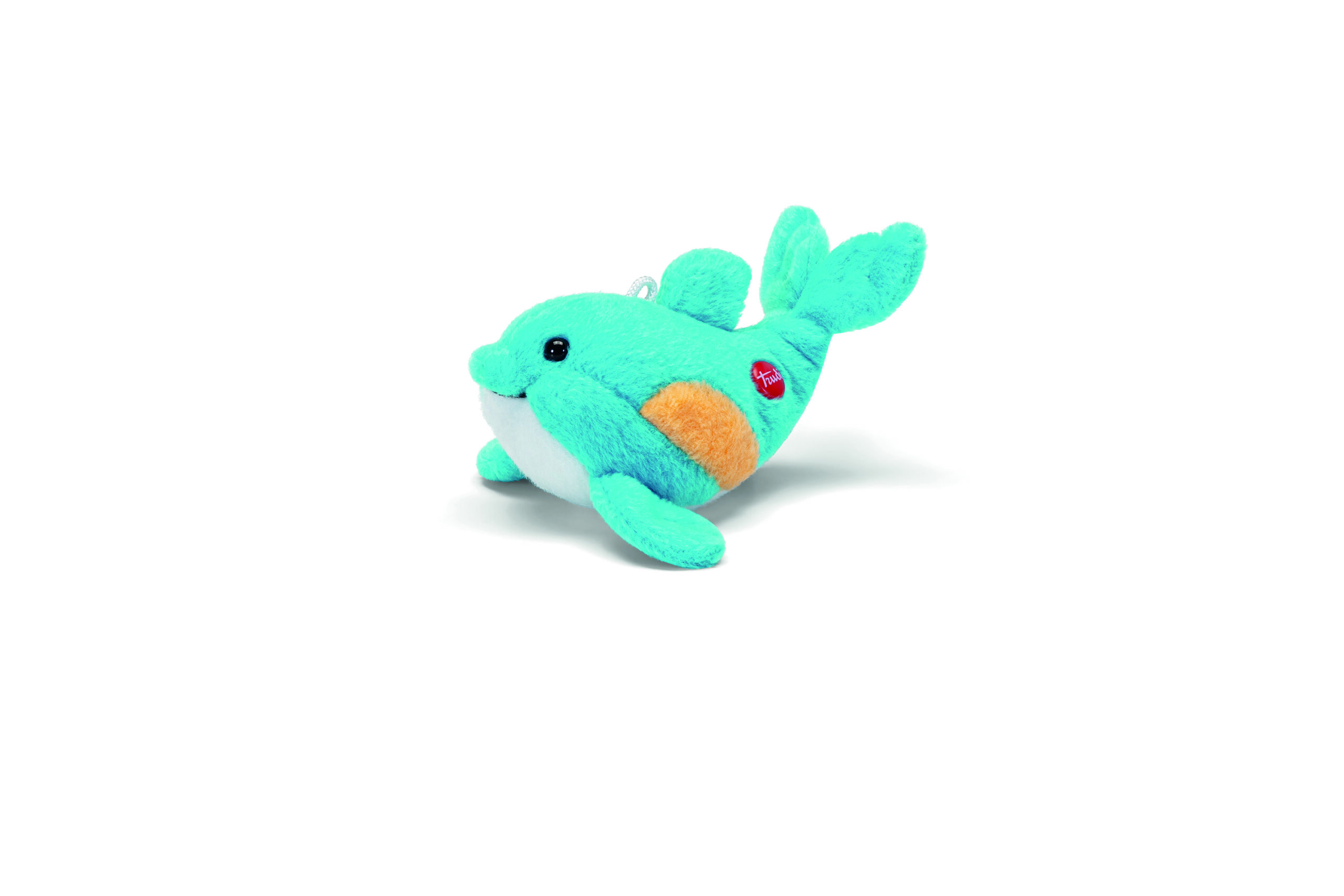 trudi-sweet-collection-delfino-peluche-mini-portachiavi image 1