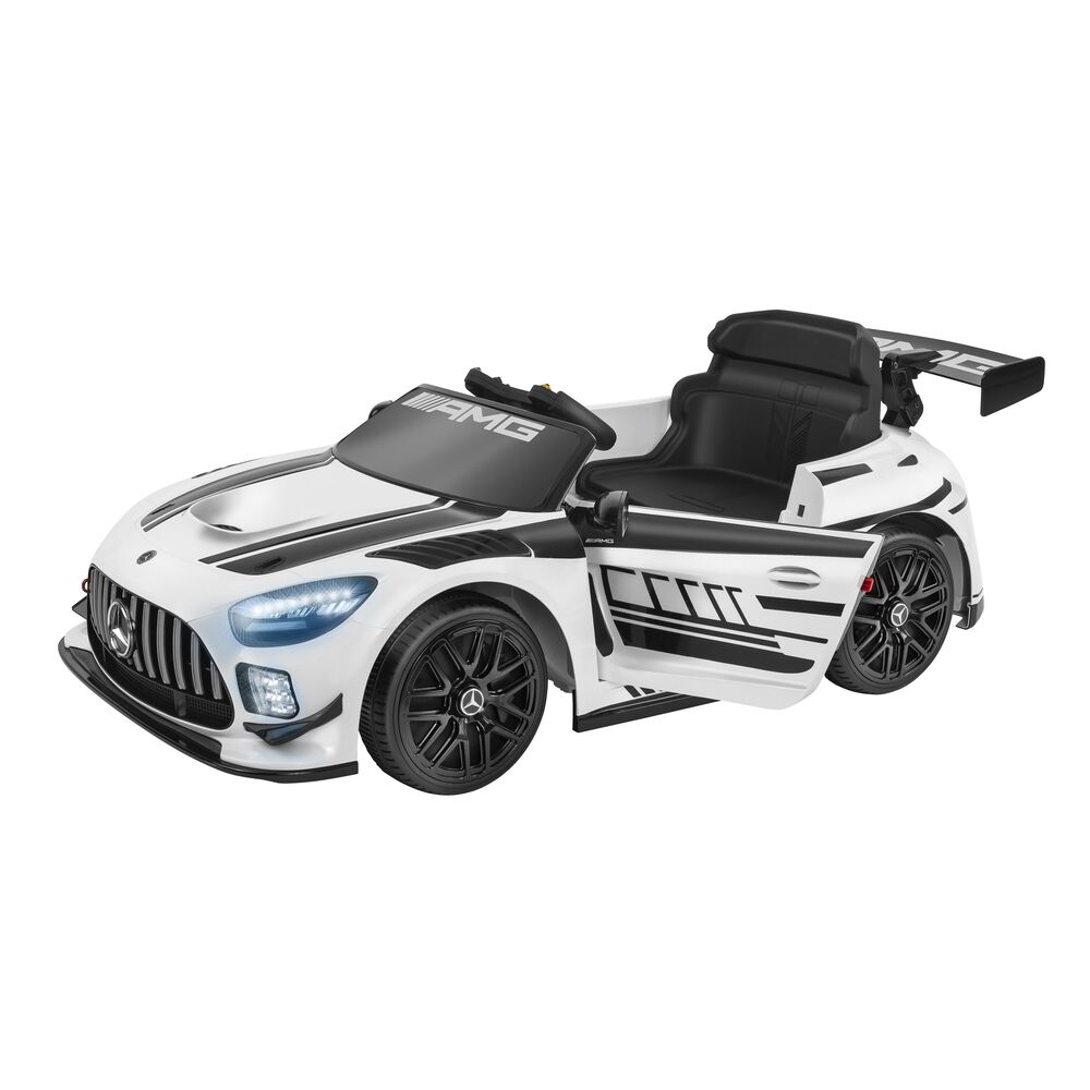 globo-giocattoli-mercedes-amg-gt3-bianca-auto-elettrica-cavalcabile-con-batteria image 2