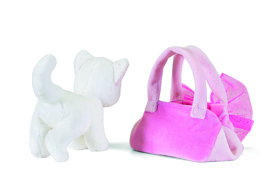 trudi-gatto-in-borsa-con-fiocco-fashion-pets-peluche image 3