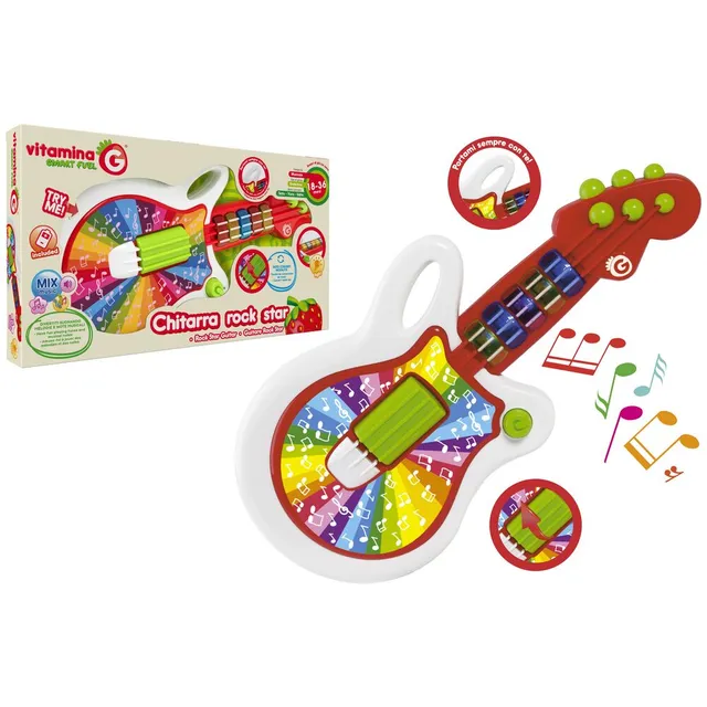 globo-giocattoli-chitarra-suoni-e-luci-18-mesi image 1