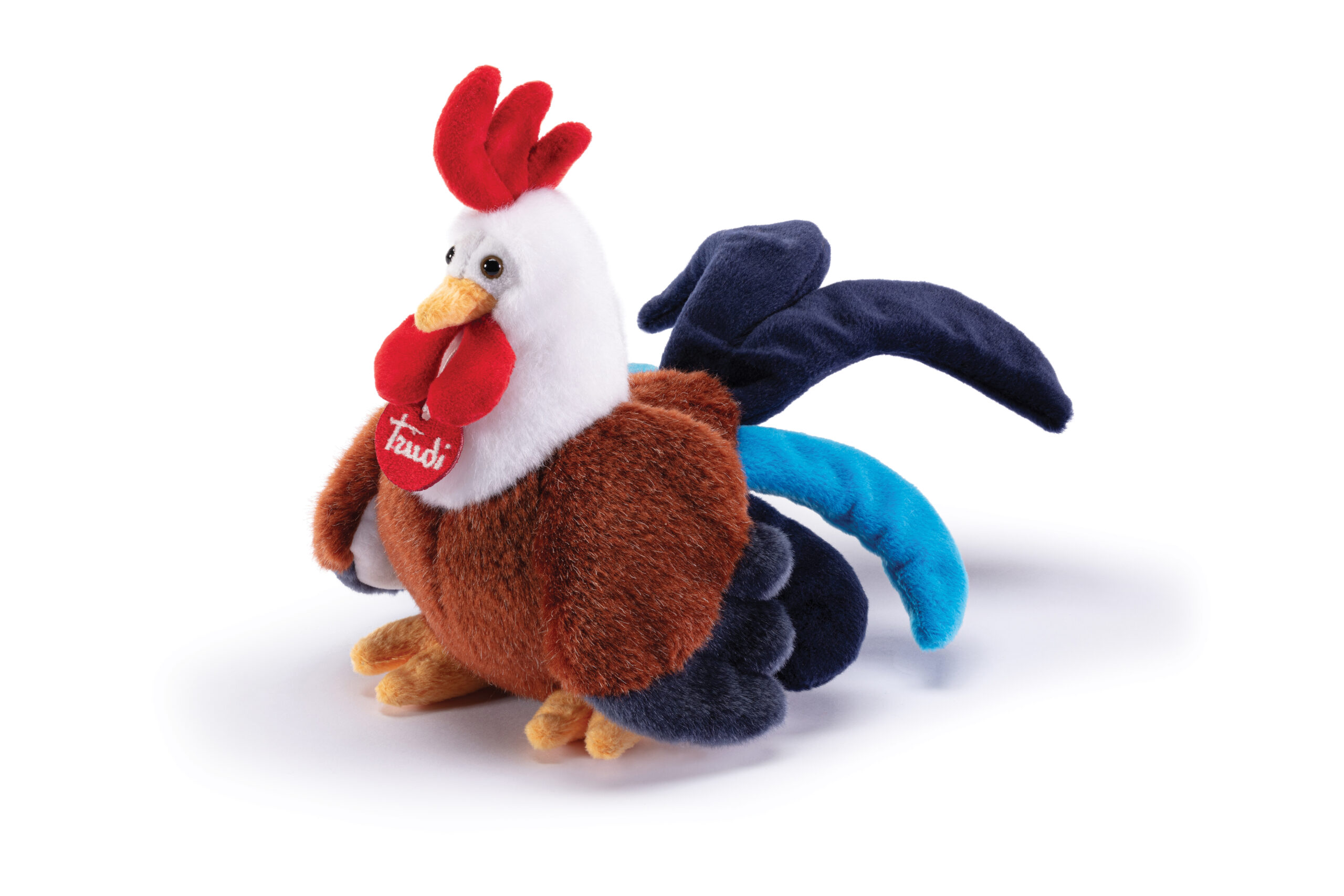 trudi-gallo-oscar-peluche-blu-rame-lavabile image 1